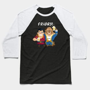 Beast and Gaston Baseball T-Shirt